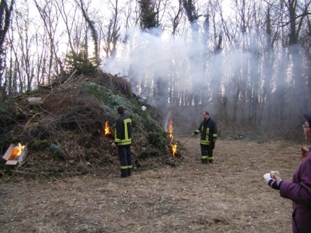 Entznden des Feuers