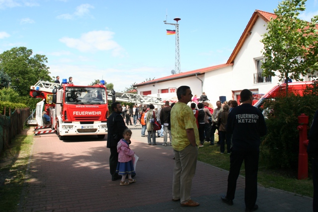 Fahrten mit der Drehleiter