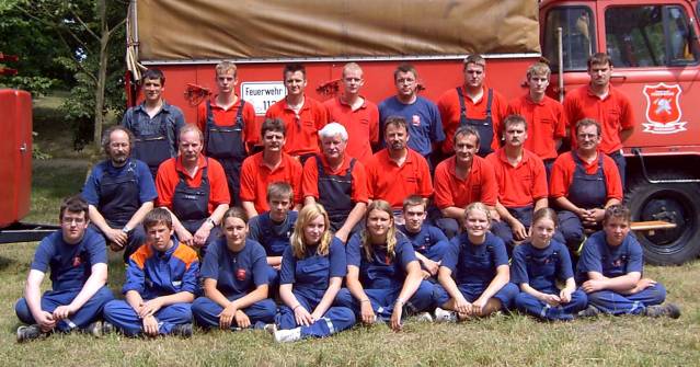 Unsere Mannschaft beim Scheunenfest